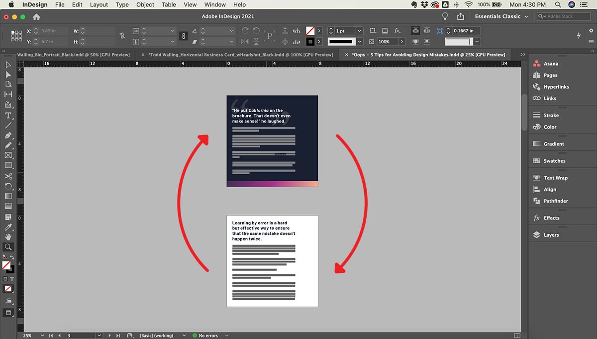 Indesign Automatically Add Pages How to Organize Pages in Adobe InDesign - imagy