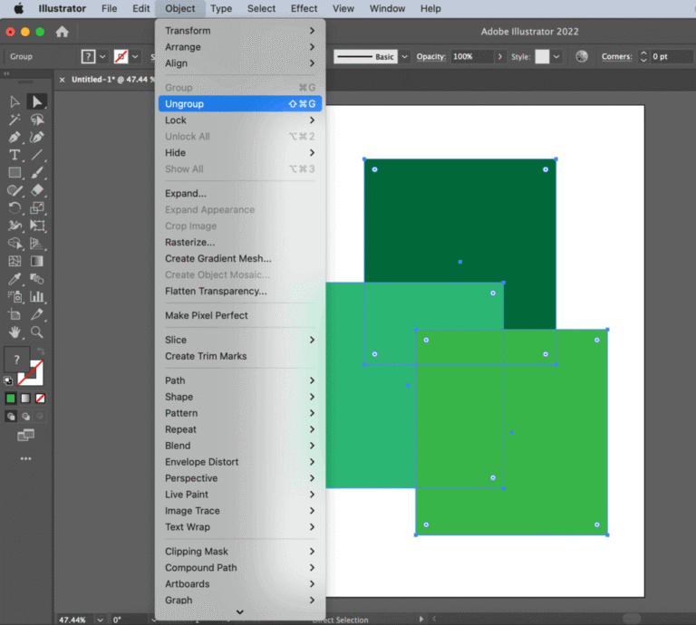 How to group layers together in Adobe Illustrator