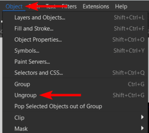 How to Group Objects in Inkscape - imagy