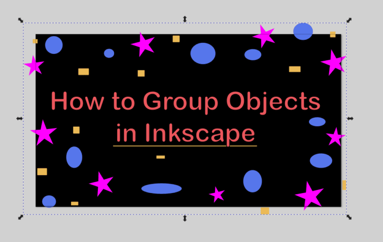 How to Group Objects in Inkscape - imagy