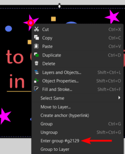 How to Group Objects in Inkscape - imagy