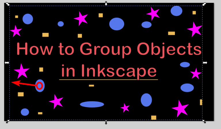 How to Group Objects in Inkscape - imagy