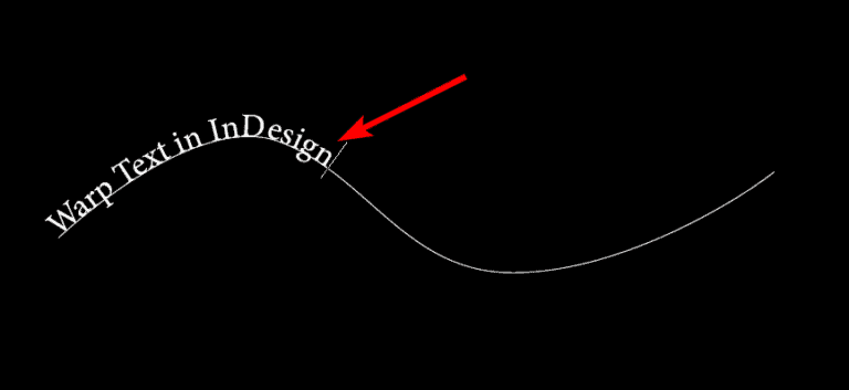 How to Warp Text in Adobe InDesign - imagy